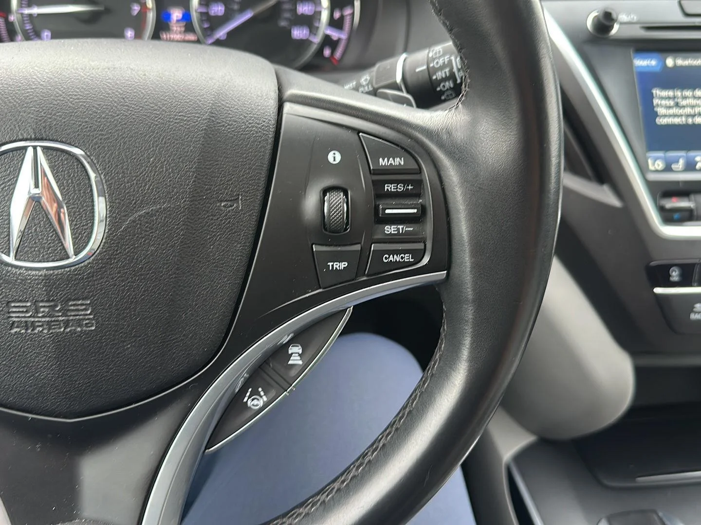 Used 2020 Fathom Blue Pearl Acura SH-AWD w/Tech image 17