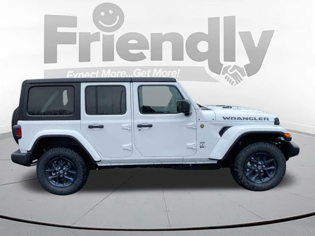 New 2026 Bright White Clear-Coat Exterior Paint Jeep 85th Anniversary Edition image 4