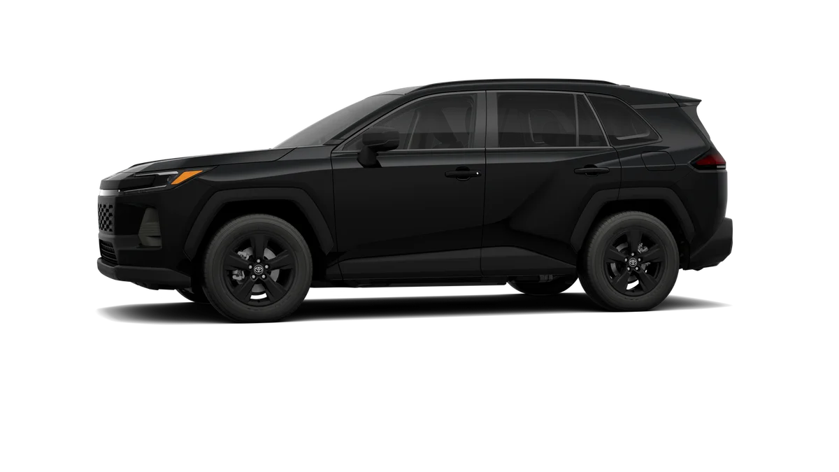 New 2026 Midnight Black Metallic Toyota LE image 3