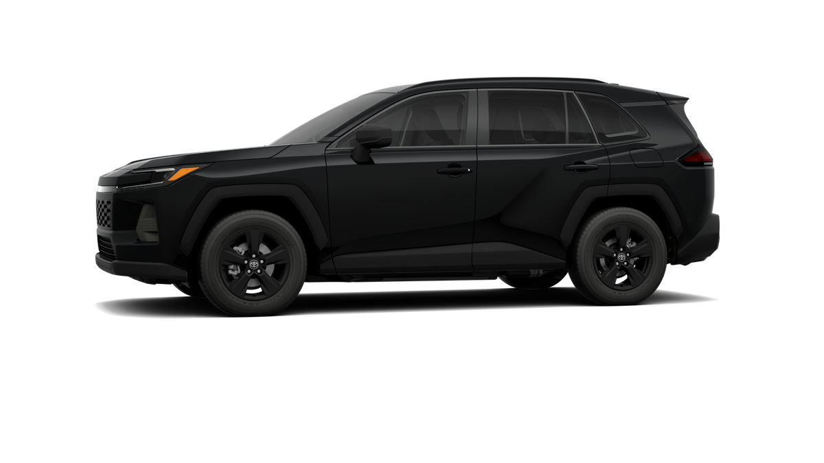 New 2026 Midnight Black Metallic Toyota LE image 3
