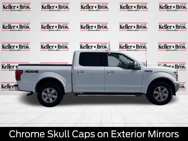 Certified Used 2018 White Platinum Clearcoat Metallic Ford Lariat image 8