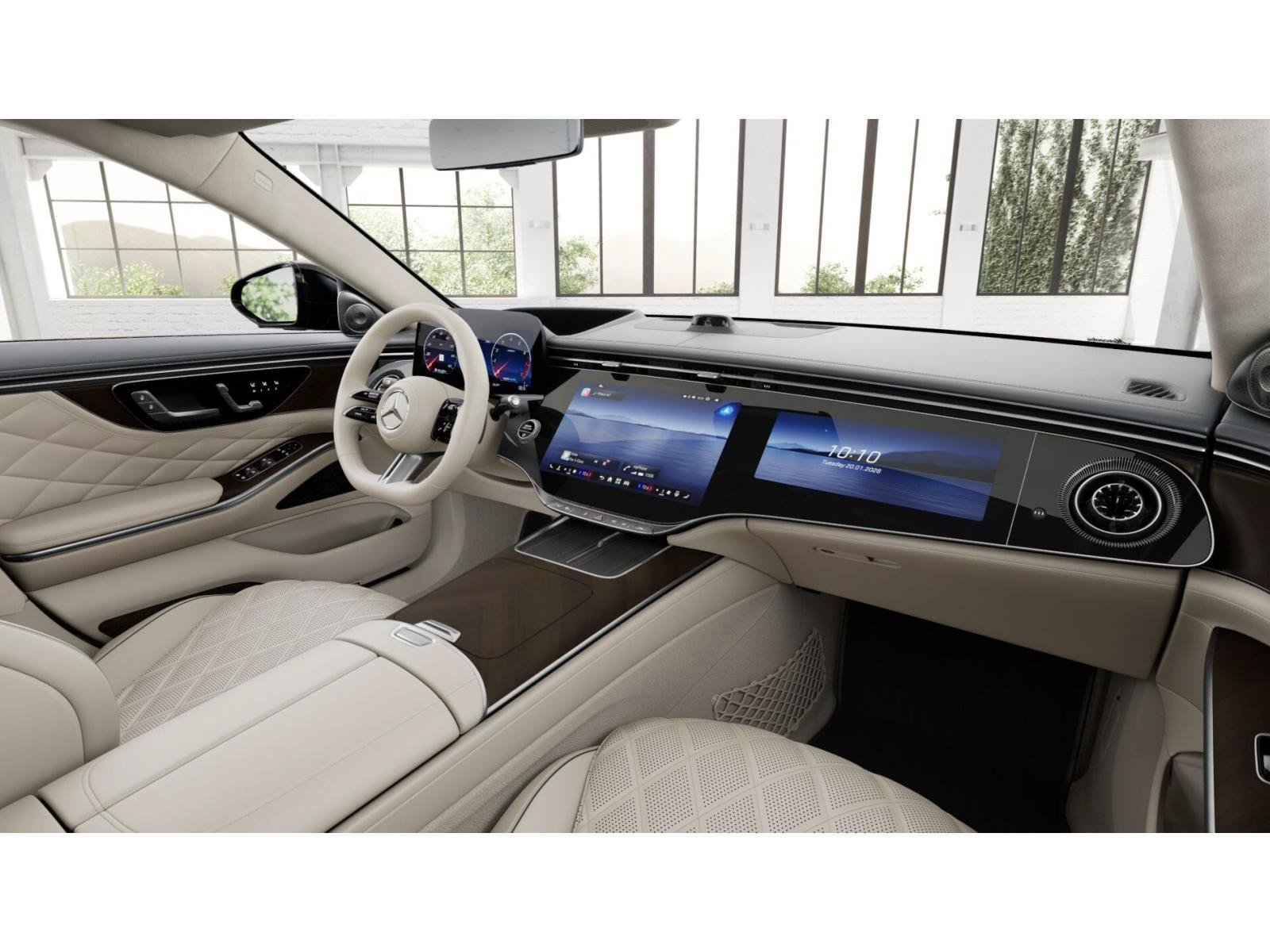 New 2027 Obsidian Black Metallic Mercedes-Benz S 580 image 6