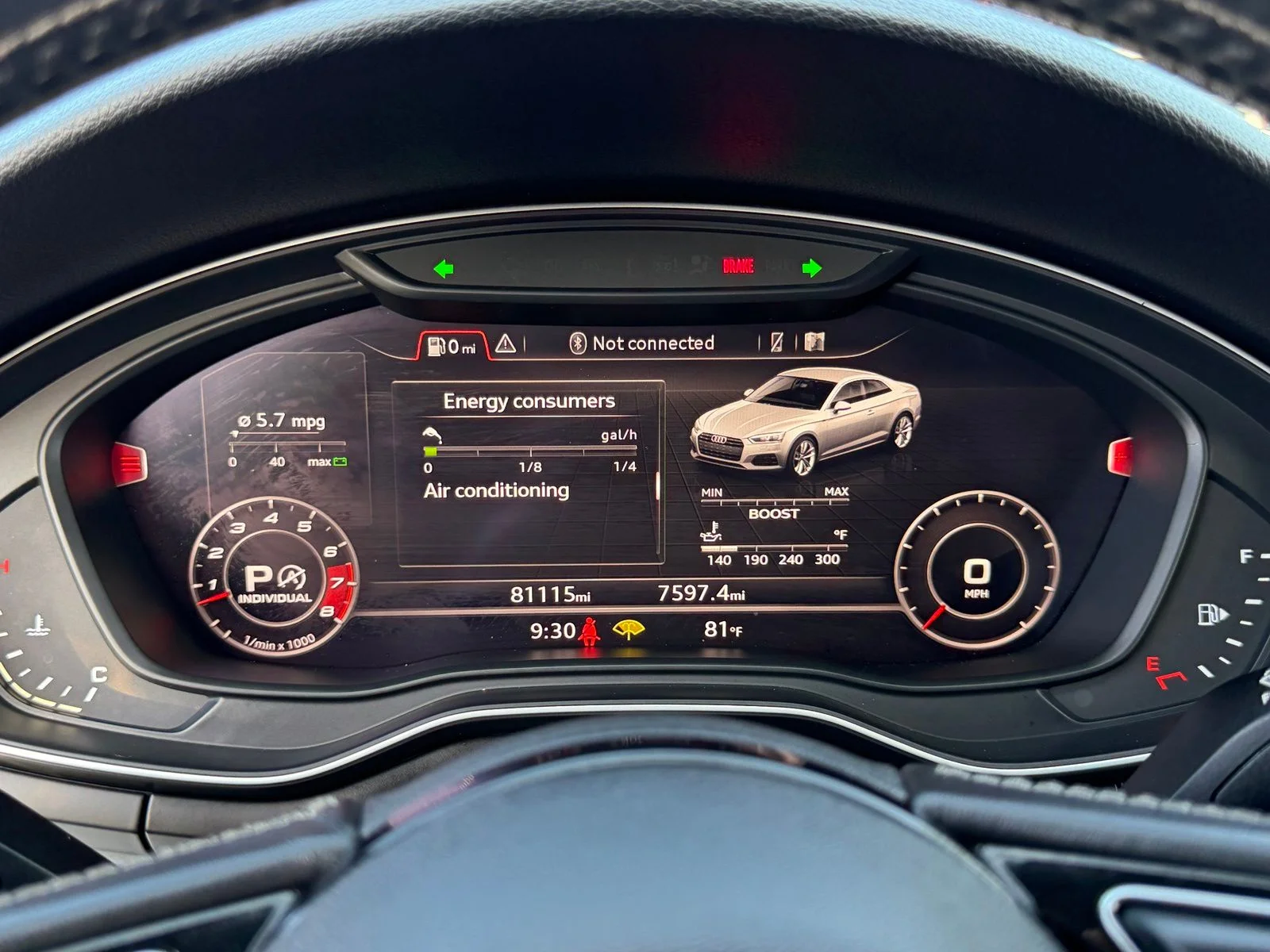 Used 2018 Daytona Gray Pearl Effect Audi 3.0T Prestige image 45