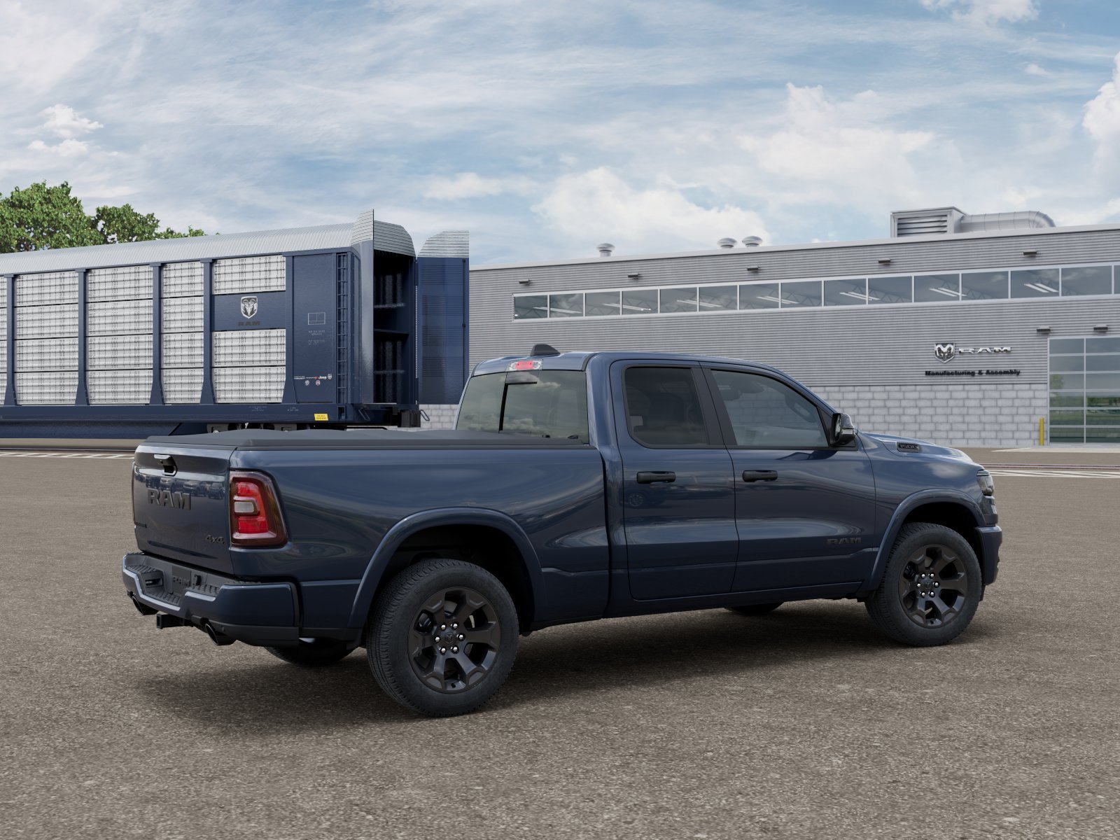 New 2026 Forged Blue Metallic Exterior Paint RAM BIG HORN image 2