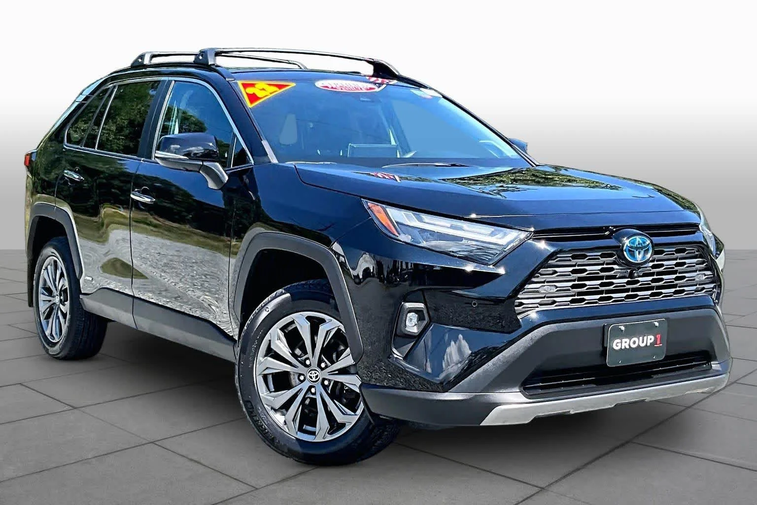 Certified Used 2022 Midnight Black Metallic Toyota Hybrid Limited image 3