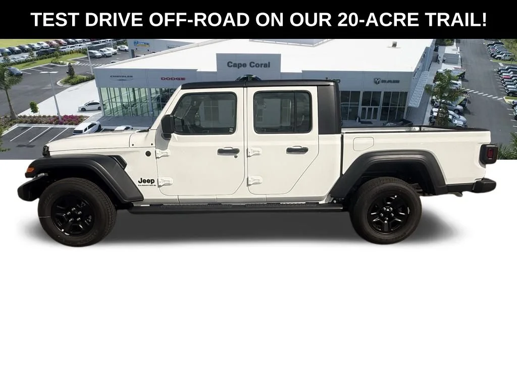 New 2026 Bright White Clear-Coat Exterior Paint Jeep Sport image 8