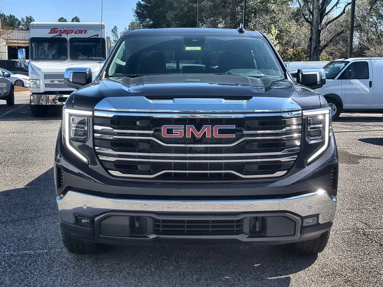 New 2026 TITANIUM RUSH METALLIC GMC SLT image 3