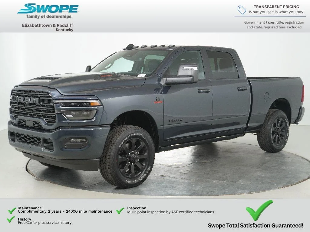 New 2026 Forged Blue Metallic Exterior Paint RAM Laramie image 7