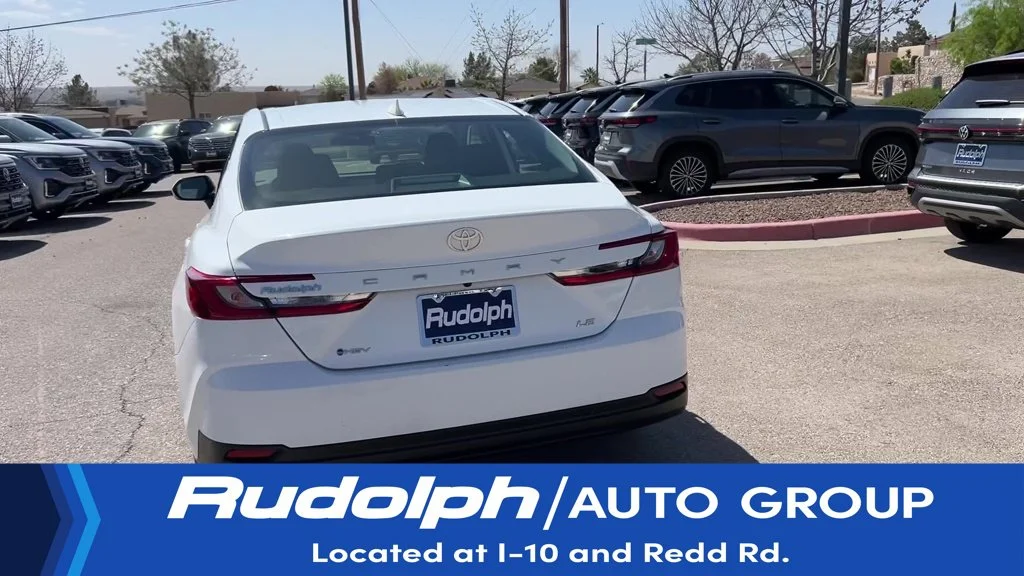 Used 2025 White Toyota LE image 3