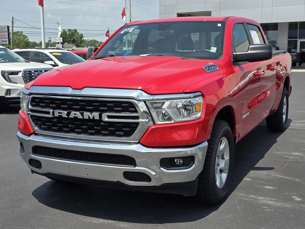 Used 2022 Flame Red Clearcoat Ram Big Horn image 3