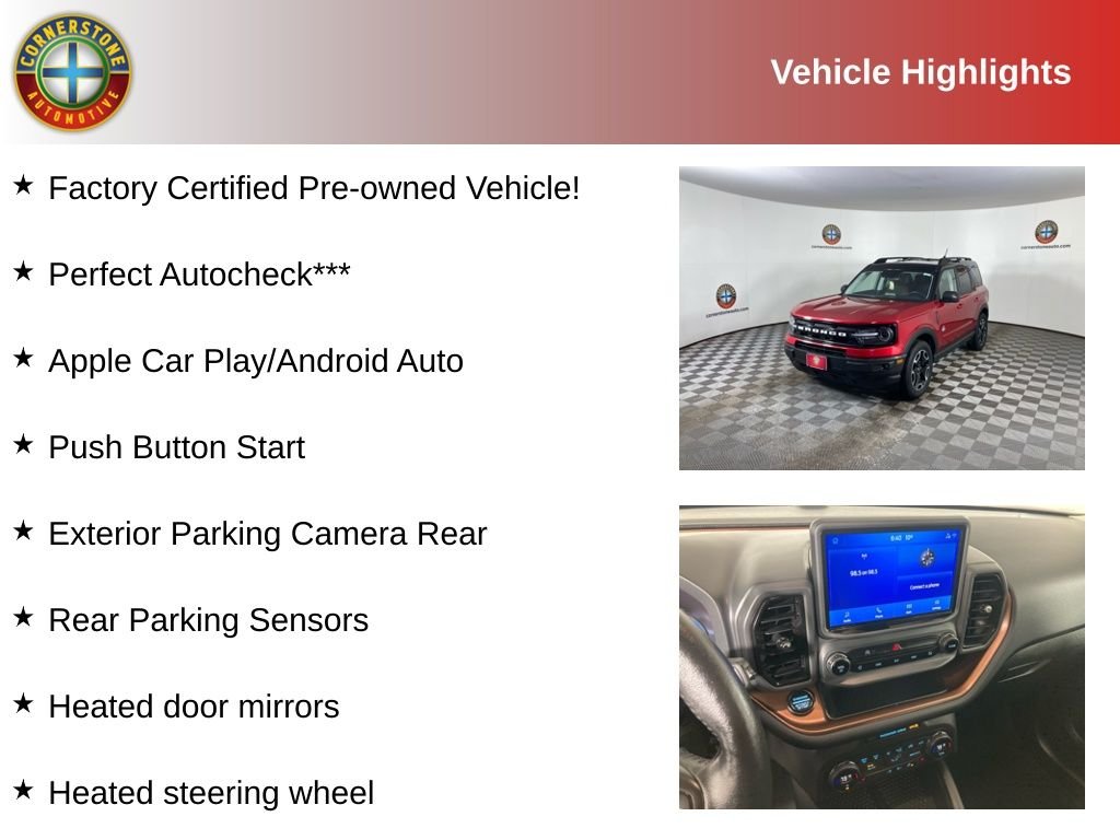 Used 2021 Ford Bronco Sport Outer Banks with VIN 3FMCR9C68MRB03711 for sale in Elk River, Minnesota