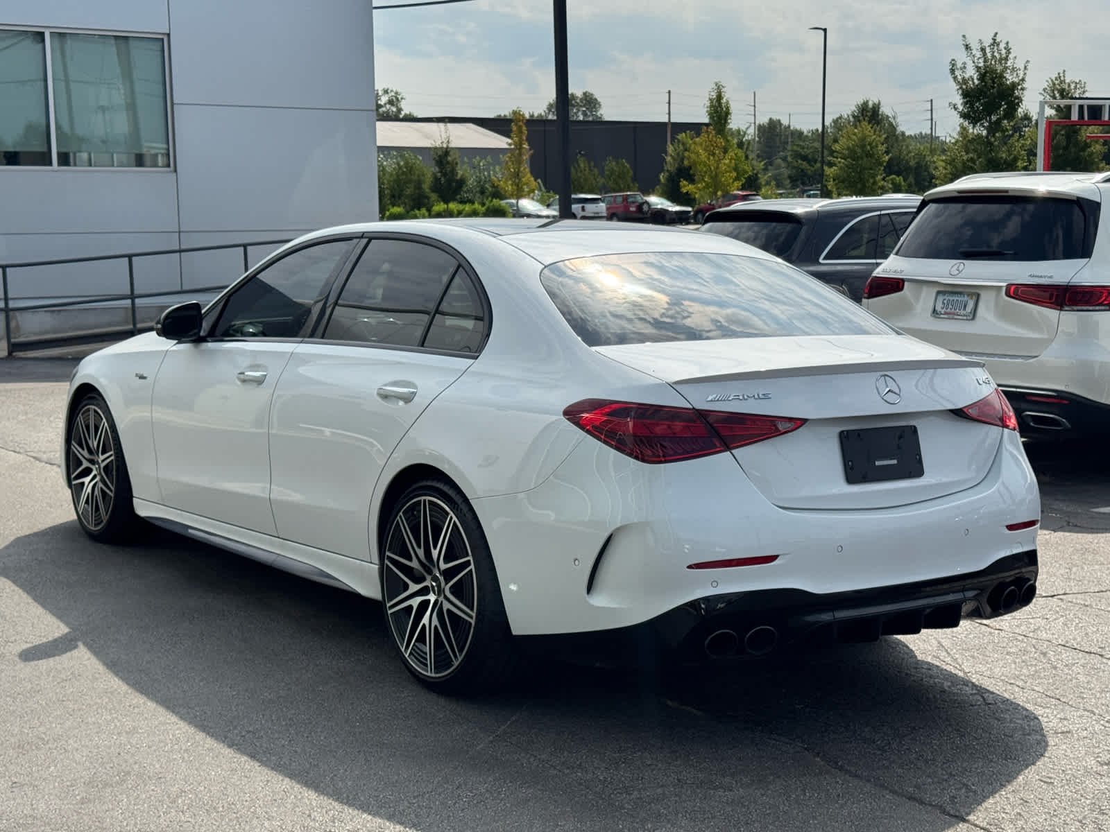 Certified Used 2023 MANUFAKTUR Moonlight White Metallic Mercedes-Benz AMG® C 43 image 7