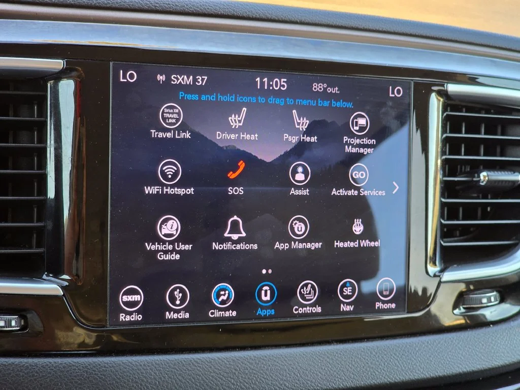 Used 2018 Blue Chrysler Touring L Plus image 41