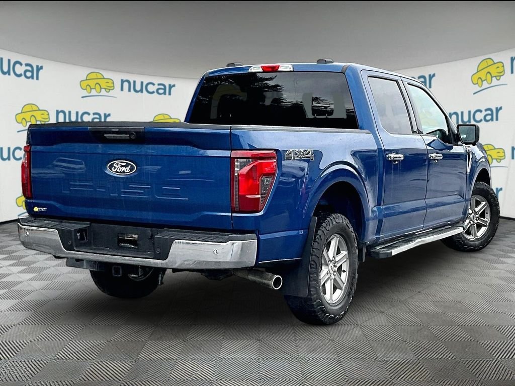 Used 2024 Atlas Blue Metallic Ford XLT image 6