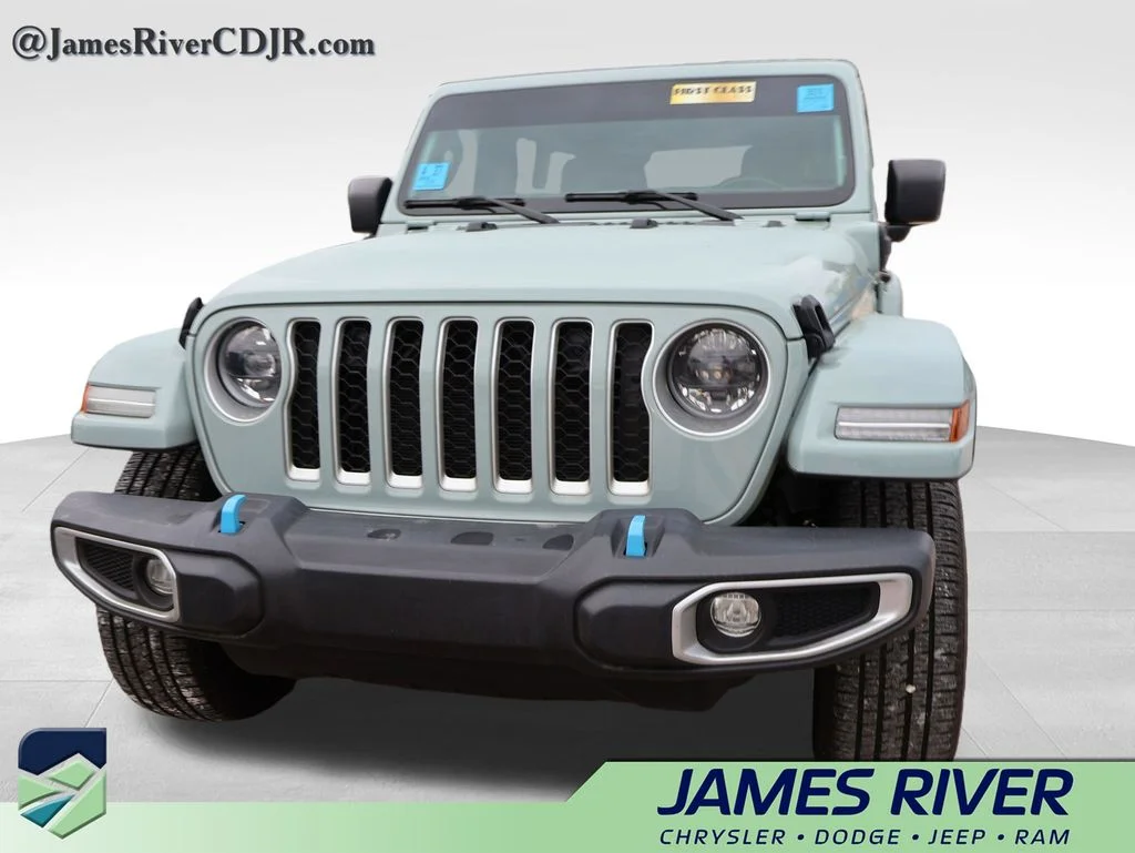 Used 2023 Jeep Wrangler 4xe Sahara 4XE with VIN 1C4JJXP61PW627317 for sale in Ozark, MO