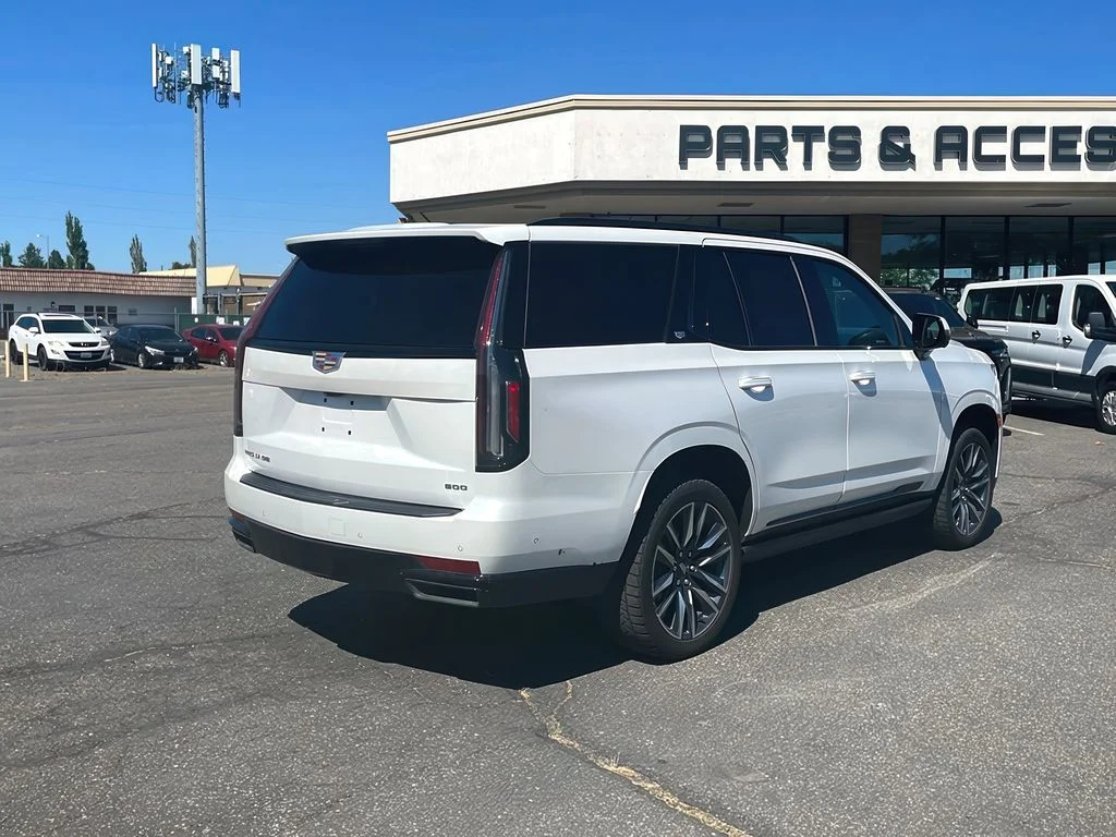 Used 2023 Crystal White Tricoat Cadillac 4WD Sport Platinum image 6