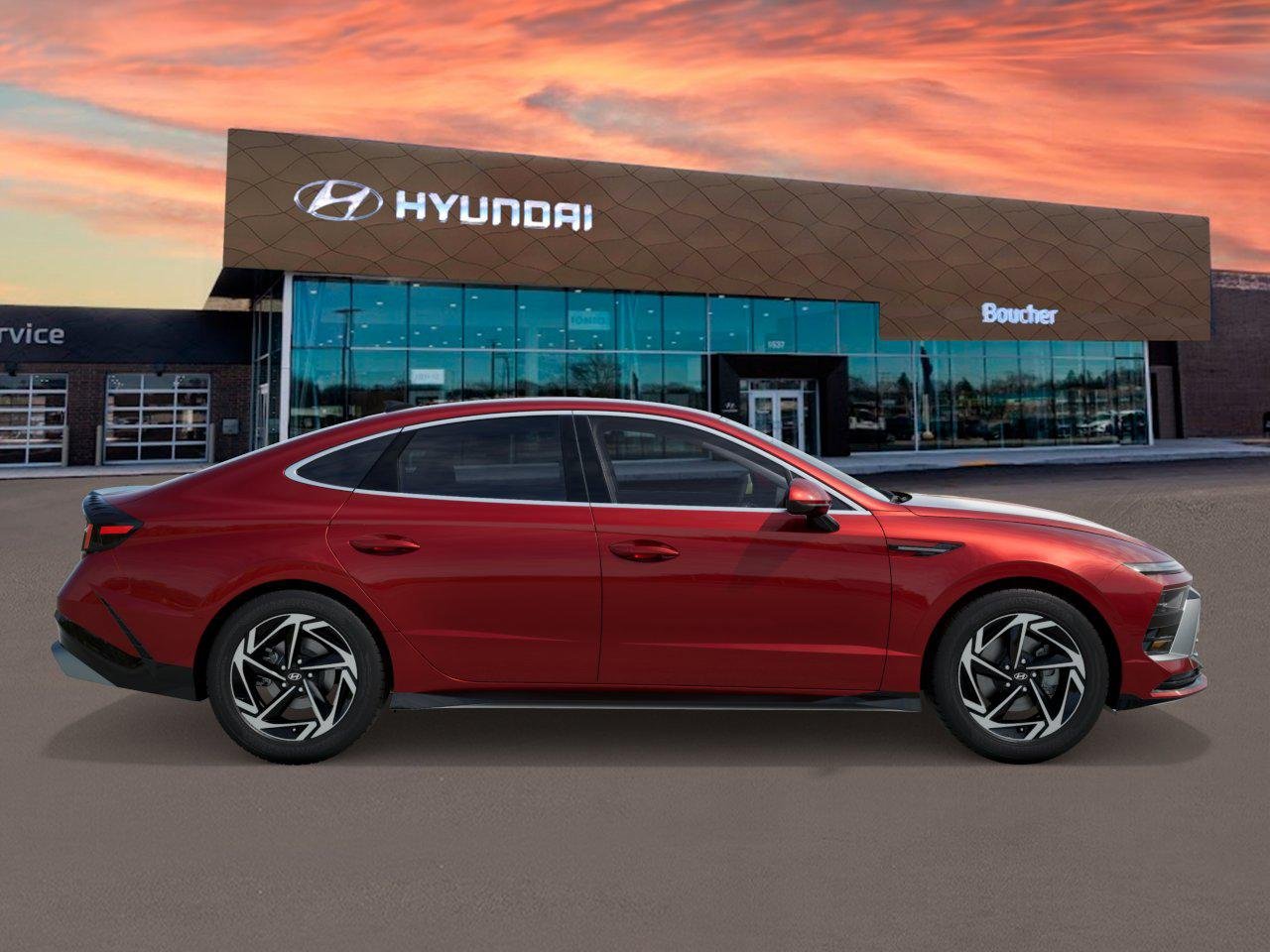 New 2026 Ultimate Red Hyundai SEL Sport image 7