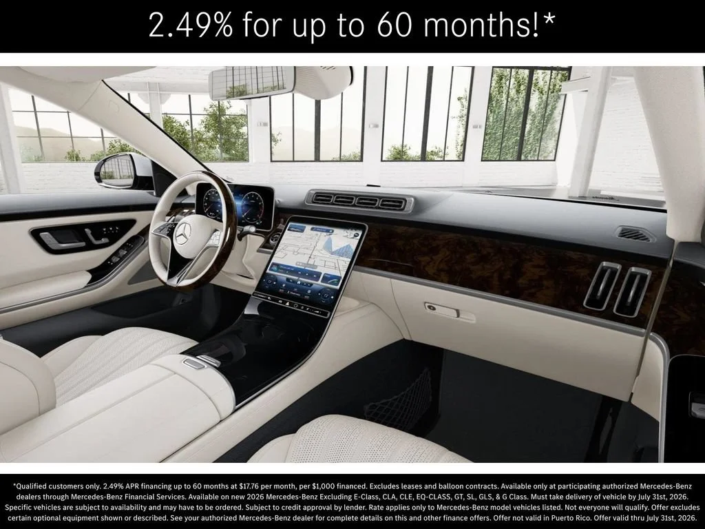 New 2026 MANUFAKTUR Moonlight White Metallic Mercedes-Benz S 500 image 48