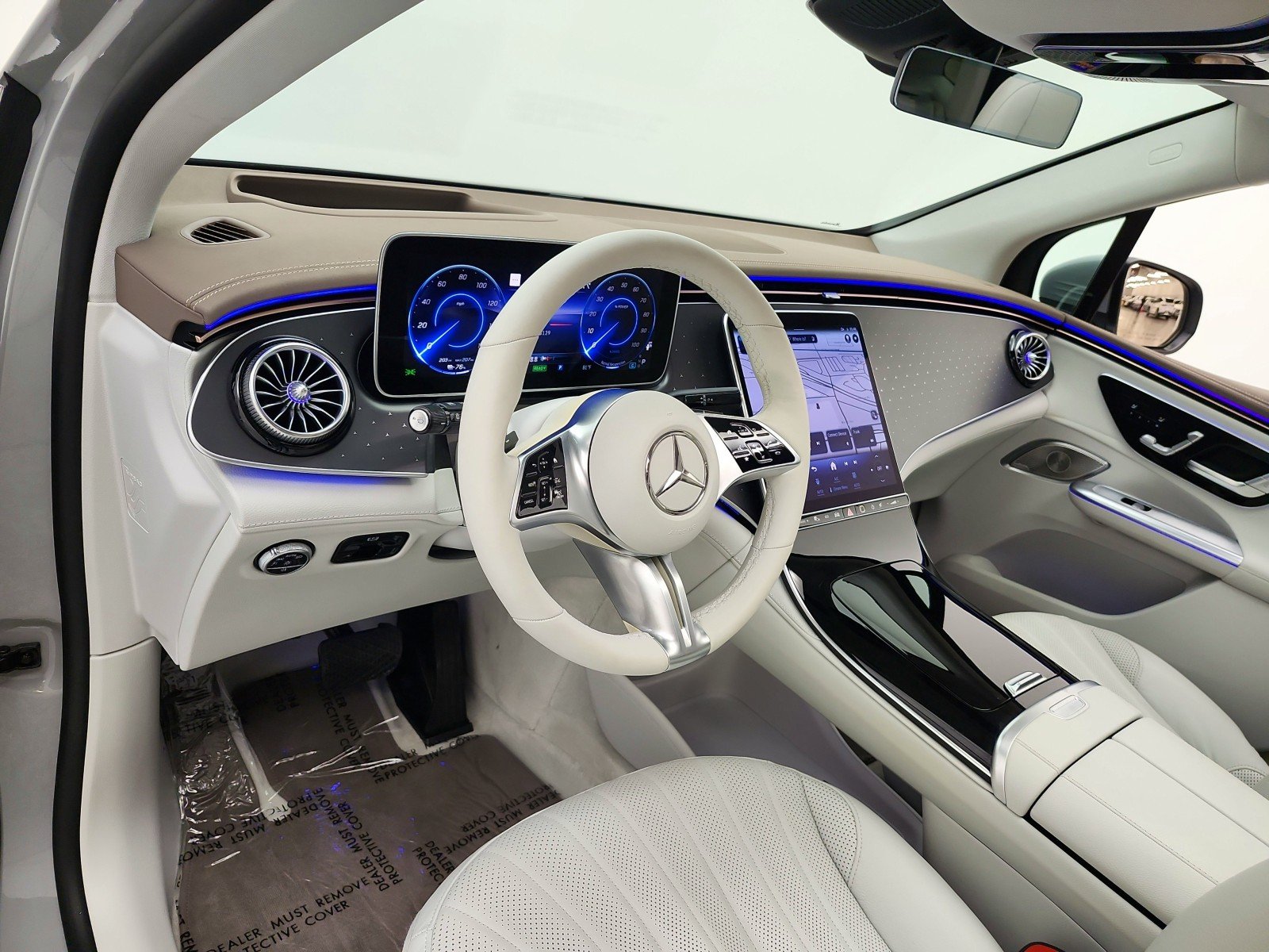 Certified Used 2023 MANUFAKTUR Alpine Grey Mercedes-Benz EQE 500 4MATIC® SUV image 9
