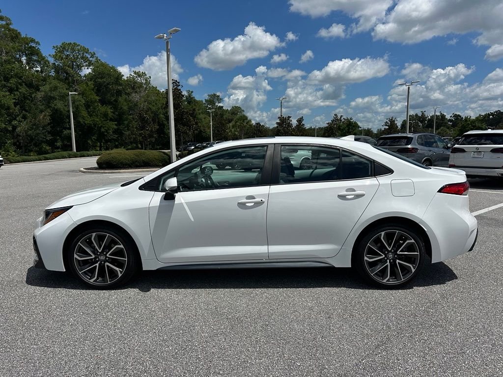Used 2022 White Toyota SE image 2