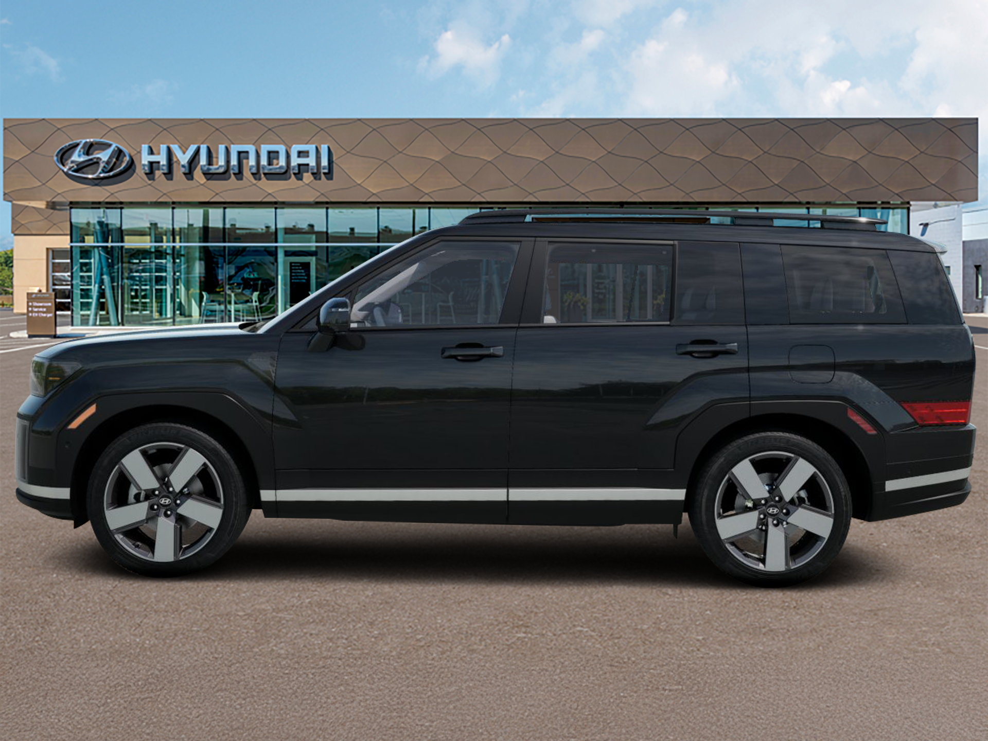 New 2026 Phantom Black Hyundai Limited AWD image 3
