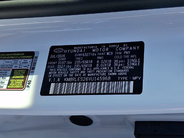 New 2027 White Hyundai SEL image 16