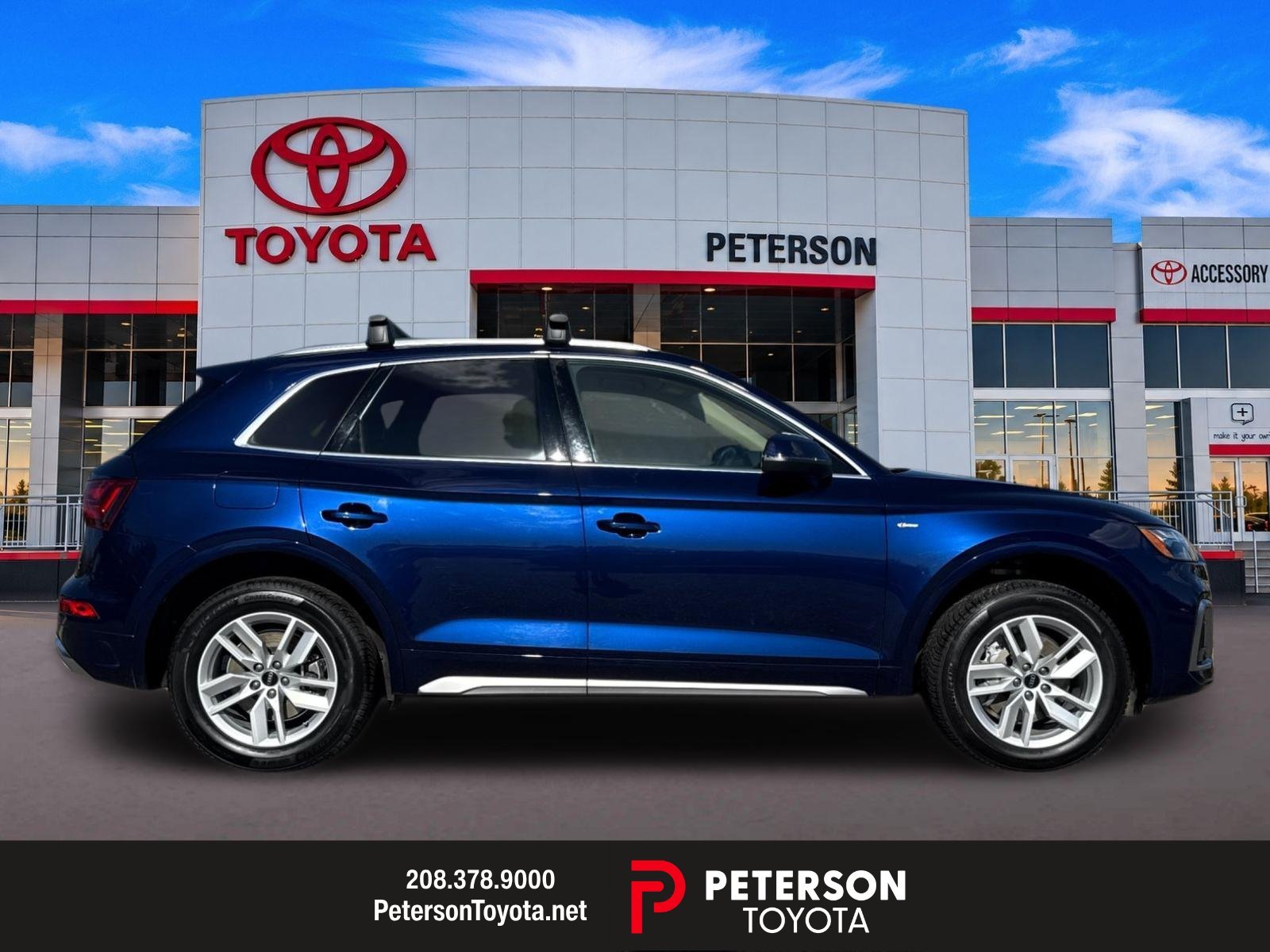 Used 2023 Blue Audi 45 S line Premium image 2