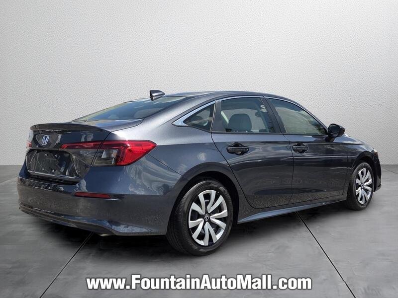 Used 2024 Meteorite Gray Metallic Honda LX CVT image 4