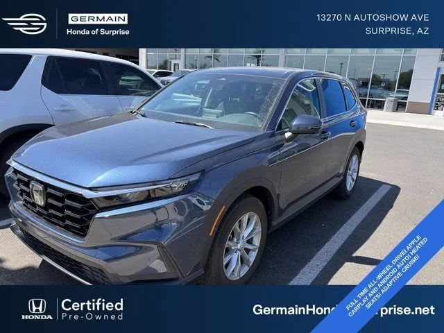 Certified Used 2024 Blue Metallic Honda EX image 1