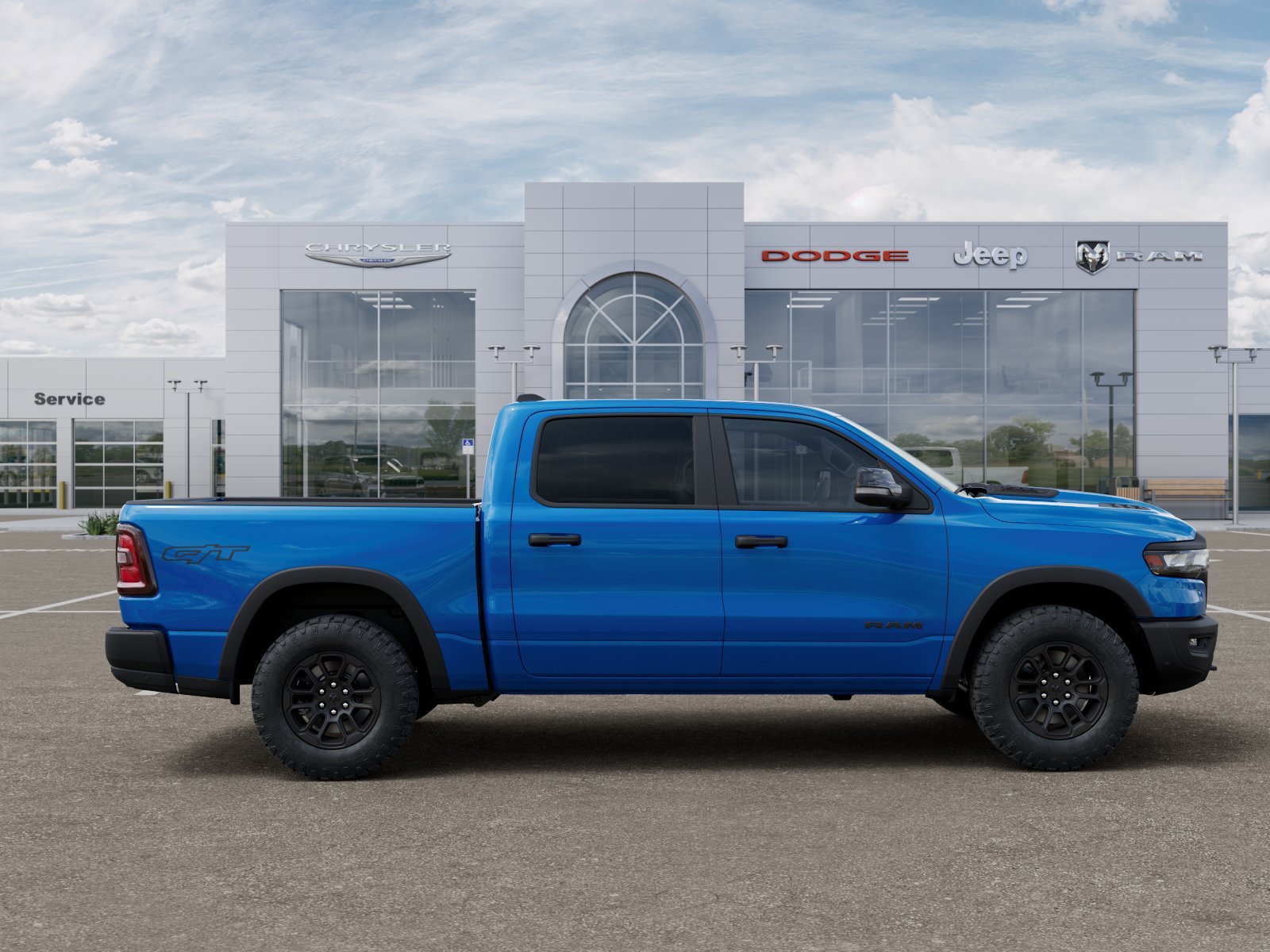 New 2026 Hydro Blue Pearl-Coat Exterior Paint RAM Rebel image 33