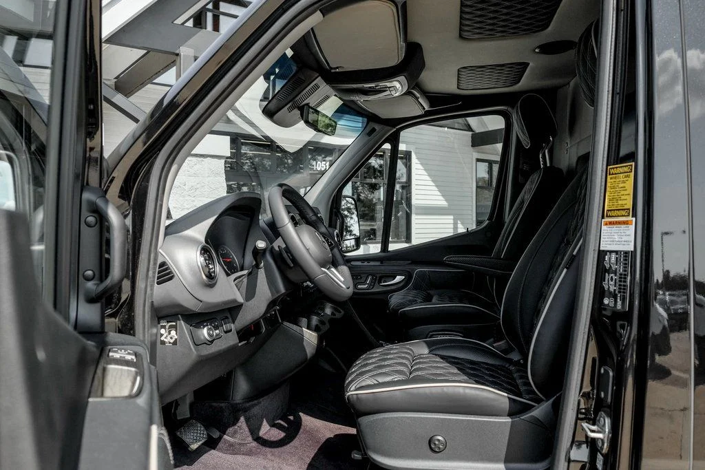 New 2026 Obsidian Black Metallic Midwest Automotive Designs D6 W/ Full Partition image 13