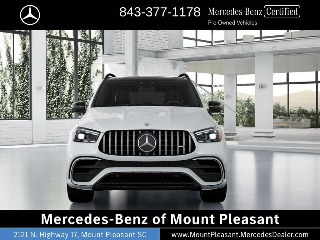 Certified Used 2025 MANUFAKTUR Moonlight White Metallic Mercedes-AMG GLE 63 S AMG® image 7