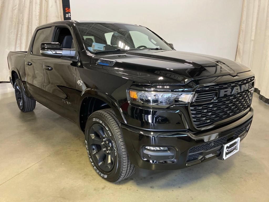 New 2026 Diamond Black Crystal Pearl-Coat Exterior Paint RAM Big Horn image 1