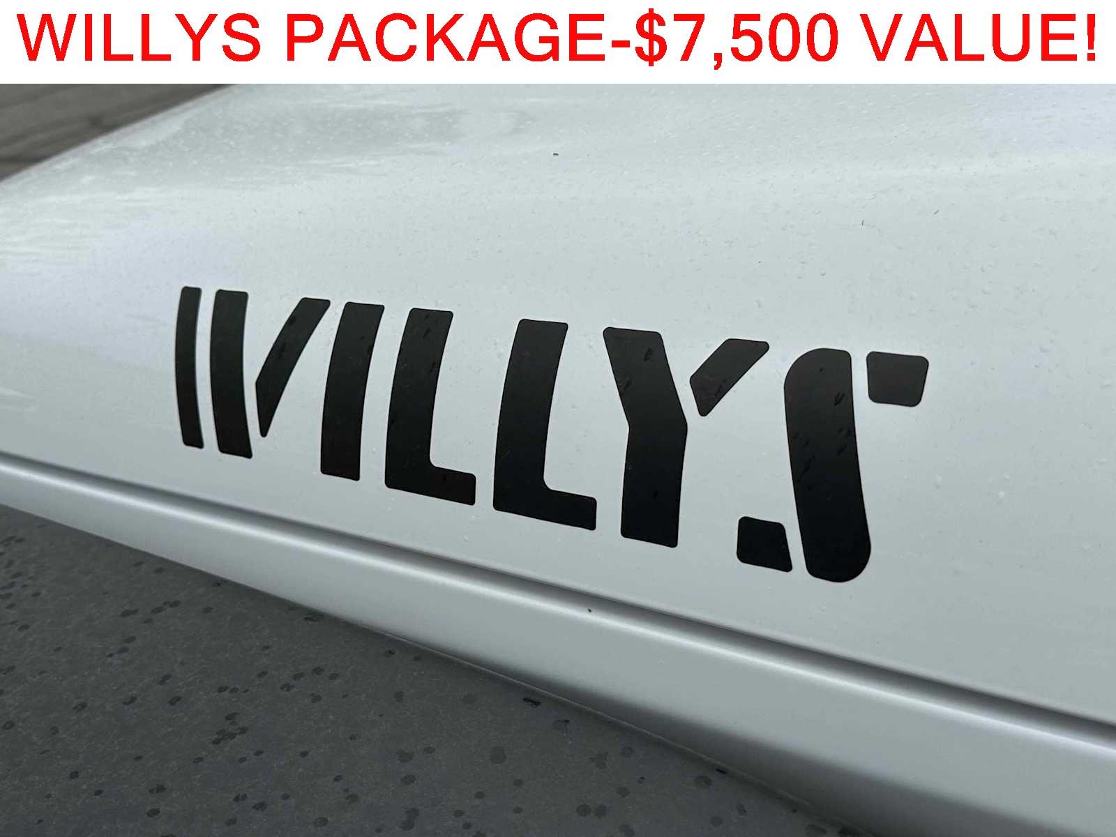 Used 2025 Bright White Clearcoat Jeep Willys image 6