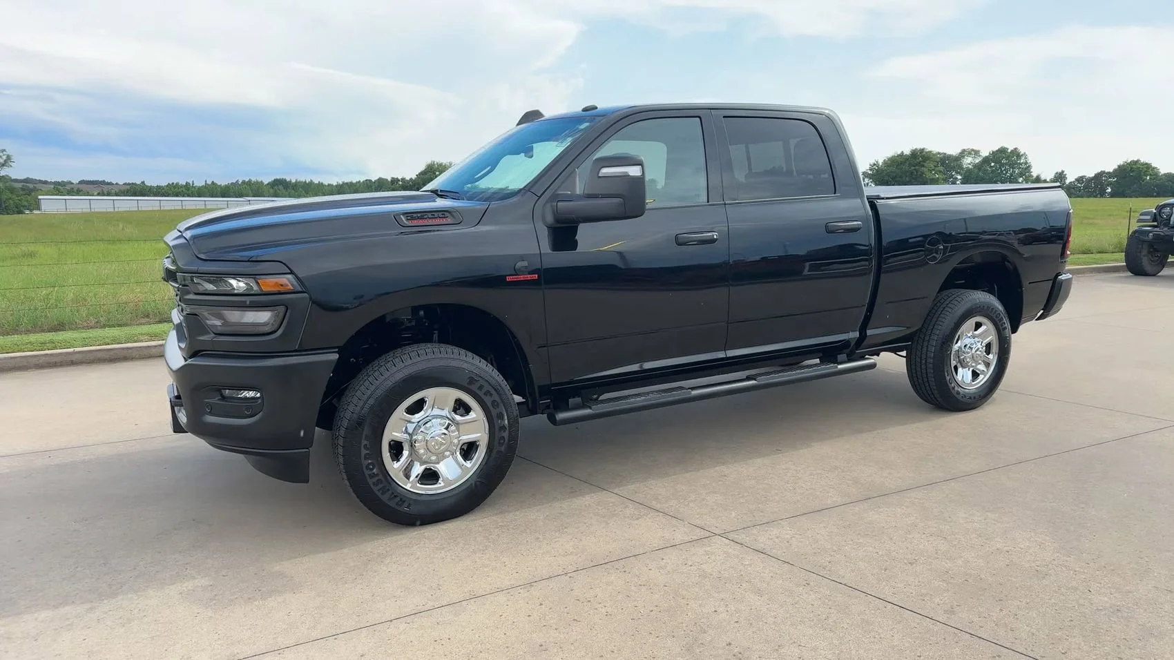 Used 2025 Diamond Black Crystal Pearlcoat Ram Tradesman image 5