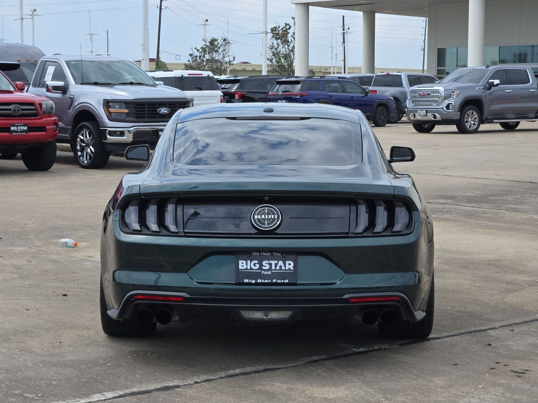 Used 2019 Dark Highland Green Metallic Ford Bullitt image 4