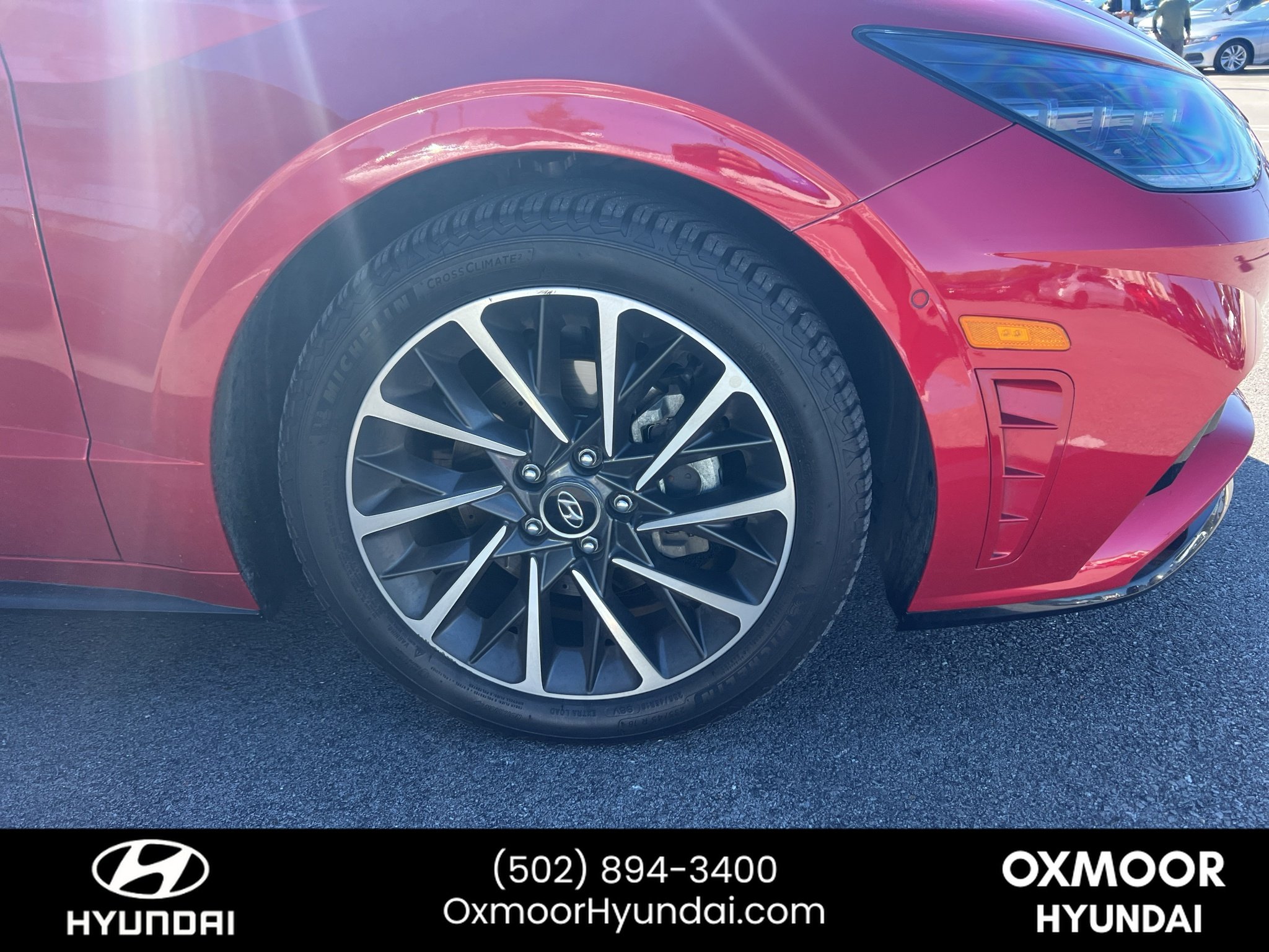 Used 2020 Calypso Red Hyundai Limited image 4