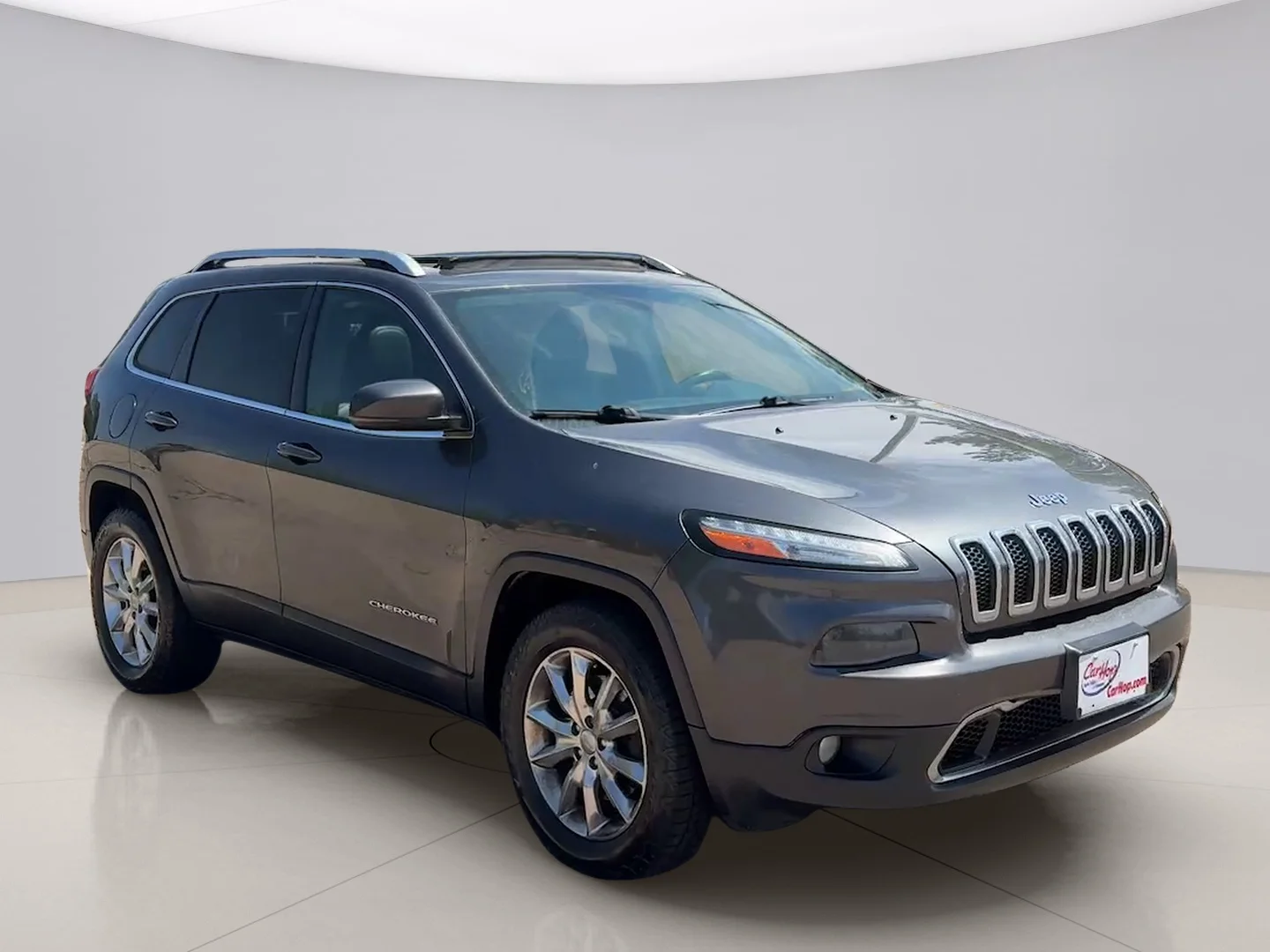 Used 2015 Gray Jeep LIMITED image 7
