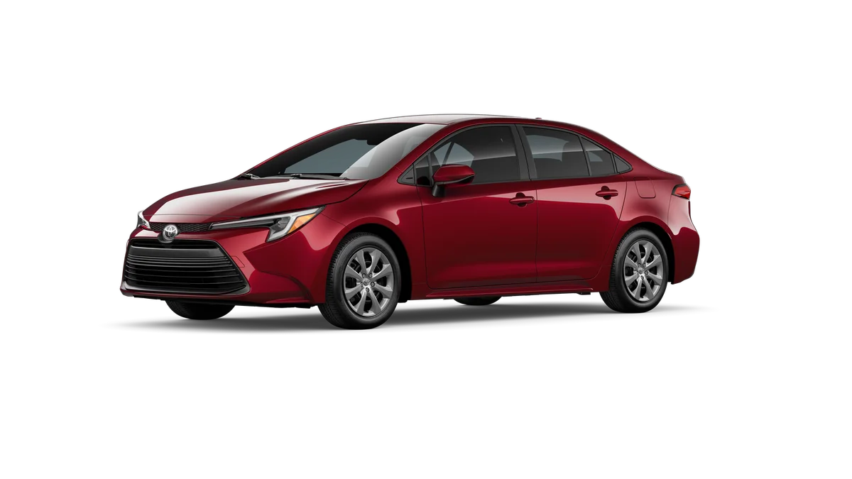 New 2026 Ruby Flare Pearl Toyota Hybrid LE image 2