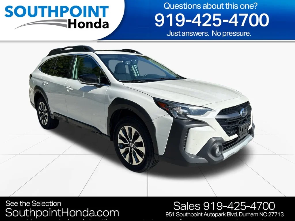 Used 2024 Crystal White Pearl Subaru Limited image 1