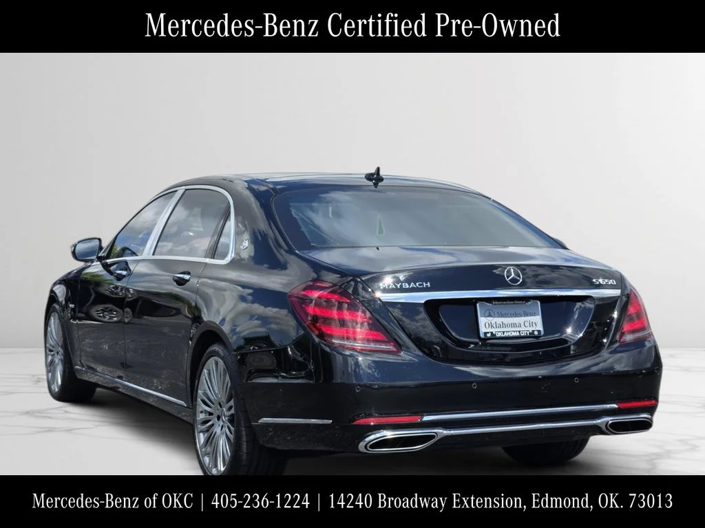Certified Used 2020 Black Mercedes-Benz Maybach S 650 image 5