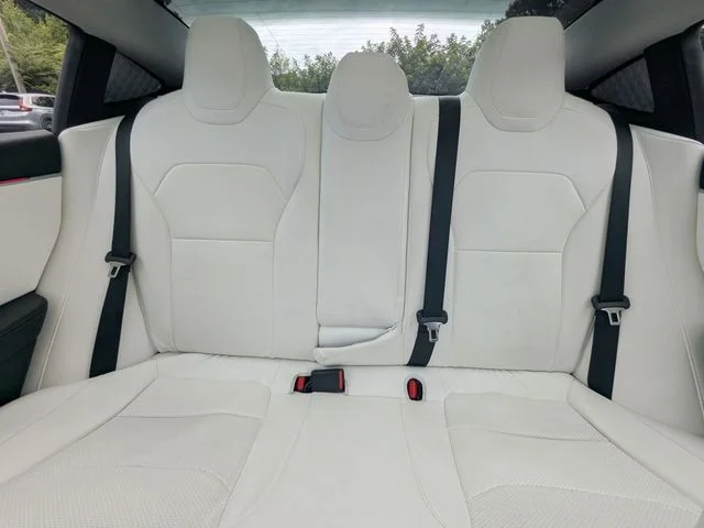 Used 2025 Pearl White Multi-Coat Tesla Long Range image 26