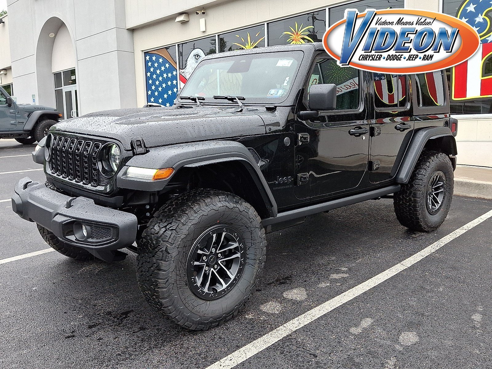 New 2026 Black Clear-Coat Exterior Paint Jeep Willys image 1