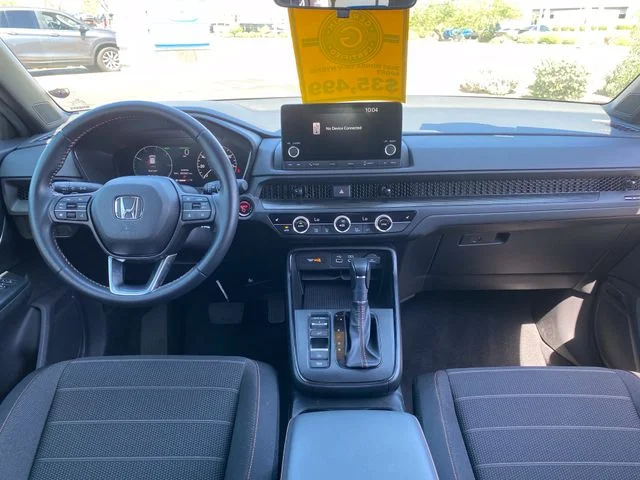 Certified Used 2025 Platinum White Pearl Honda HYBRID 2WD SPORT image 15