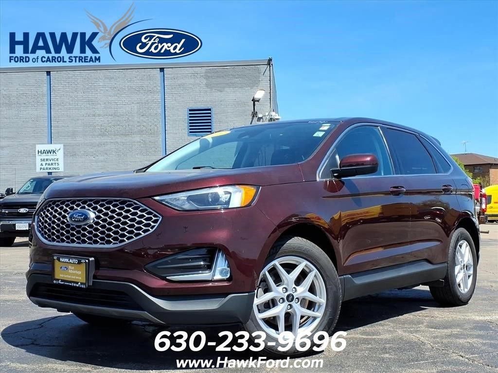 Certified Used 2024 Red Ford SEL image 3