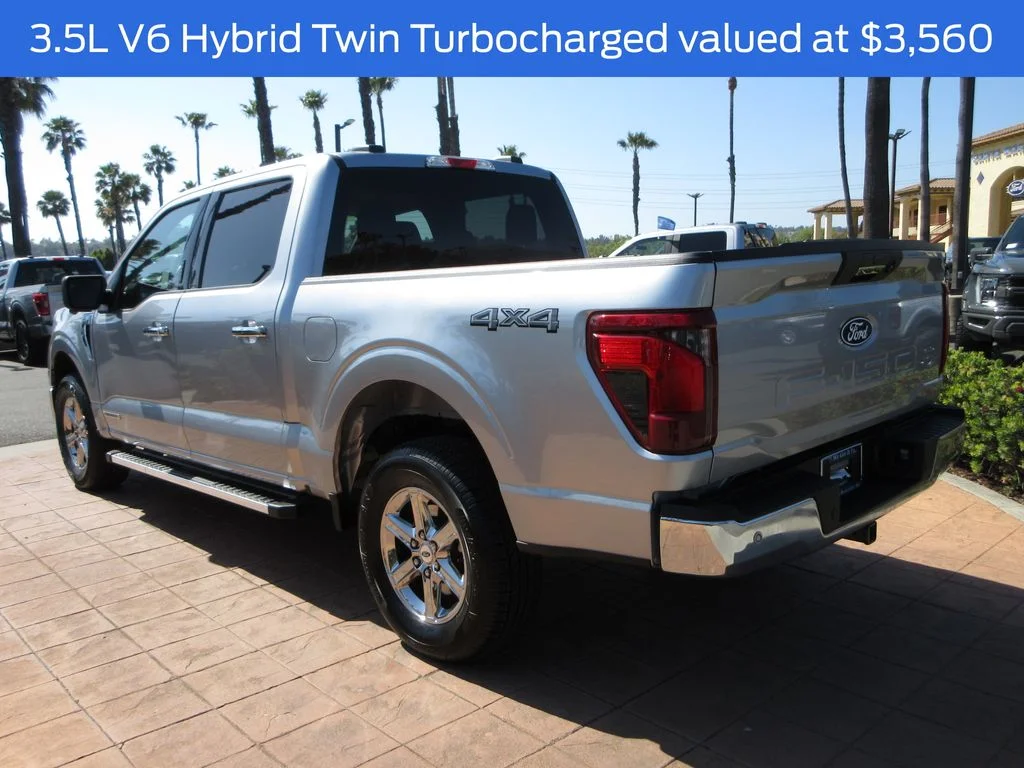 Certified Used 2024 Iconic Silver Metallic Ford XLT image 2