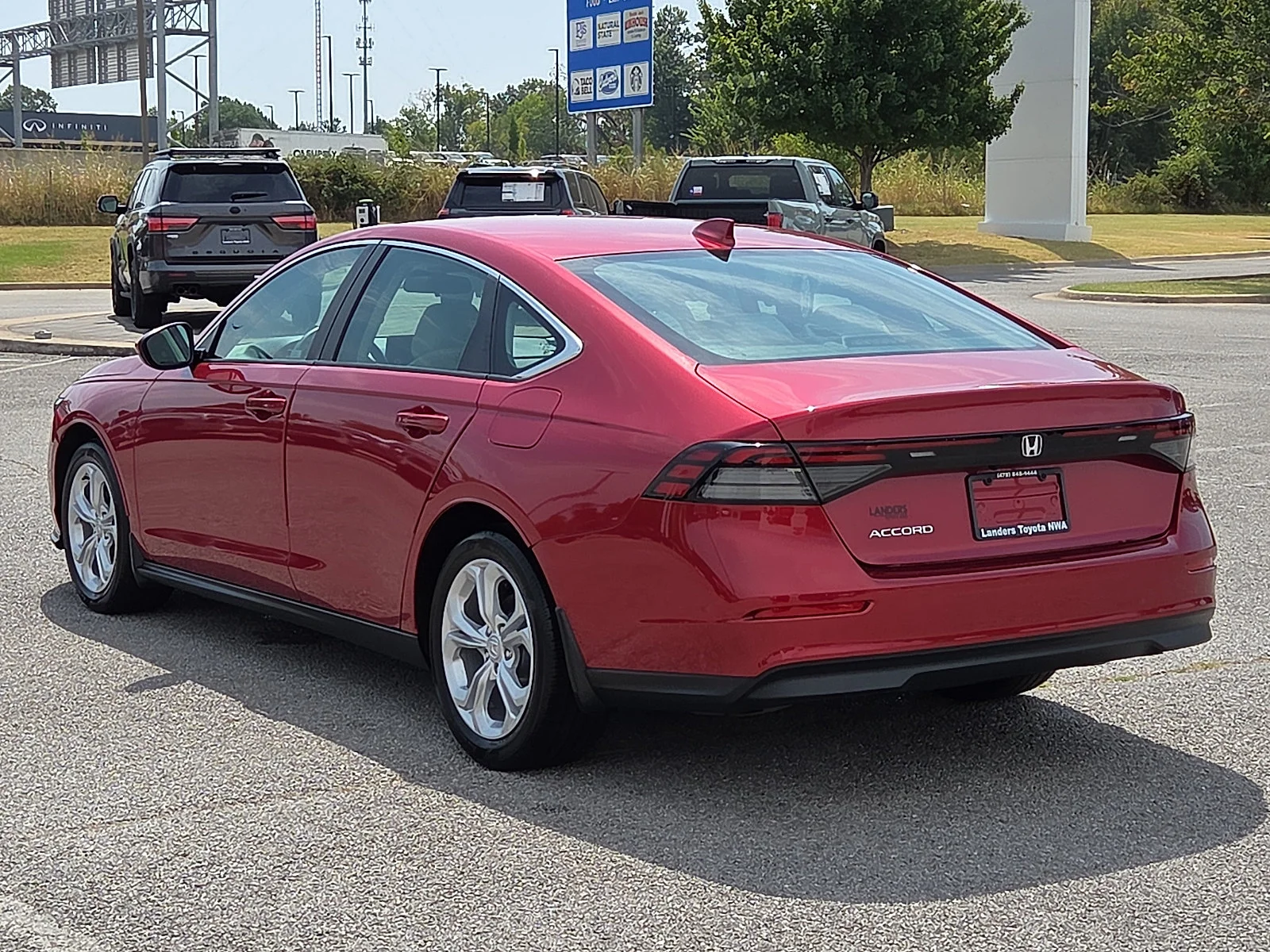 Used 2024 Radiant Red Metallic Honda LX image 4