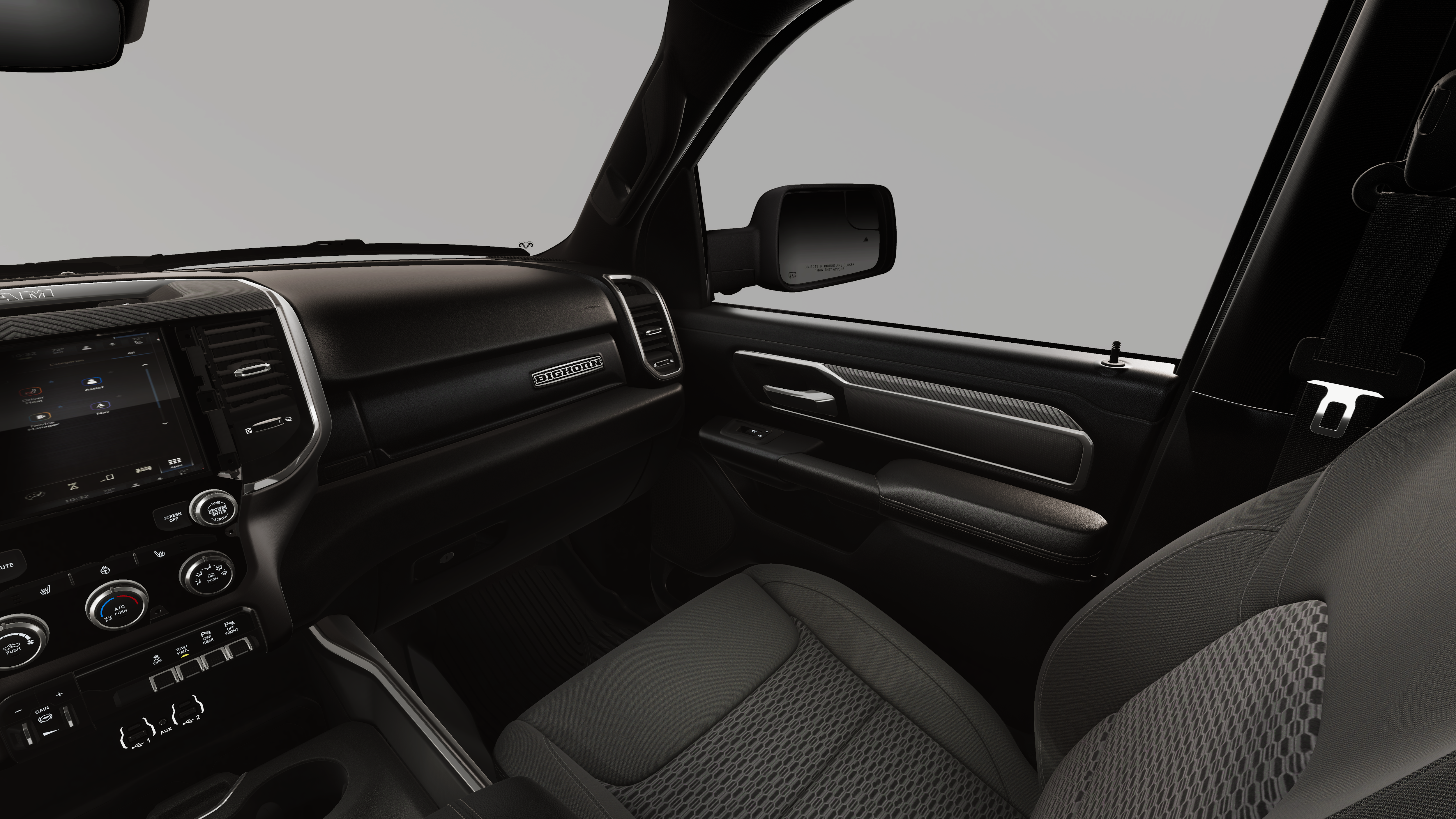 New 2026 Diamond Black Crystal Pearl-Coat Exterior Paint RAM BIG HORN image 19