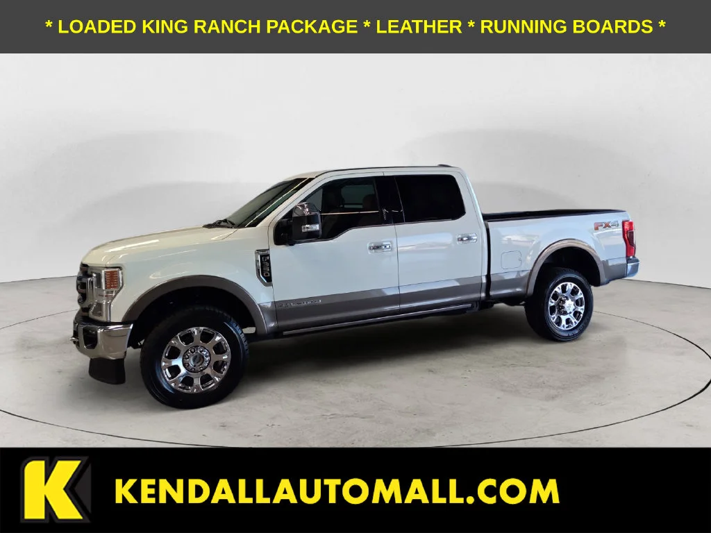 Used 2020 White Ford King Ranch image 1