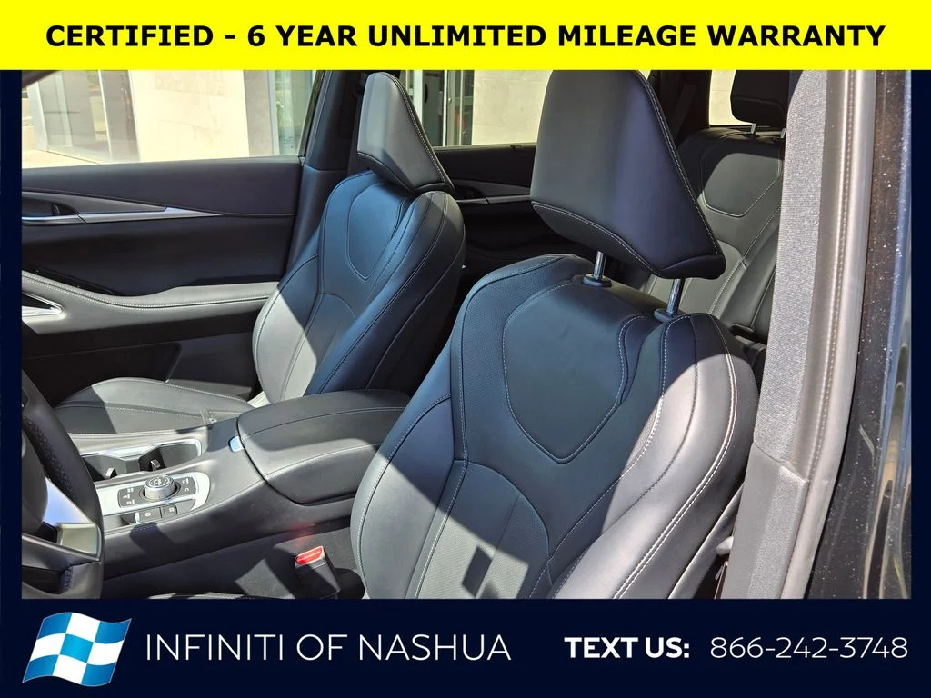 Certified Used 2023 Black INFINITI LUXE image 9